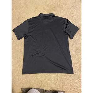 Ben Hogan Polo Men's Gray Short Sleeve Shirt UV Protection Moisture Wick Size M